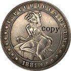 Hobo Nickel 1881-CC копия монеты доллара США Моргана 286