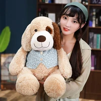 new huggable nice kawaii dog plush toys stuffed soft animal puppy doll for baby kids huggable pillow christmas gift for girl