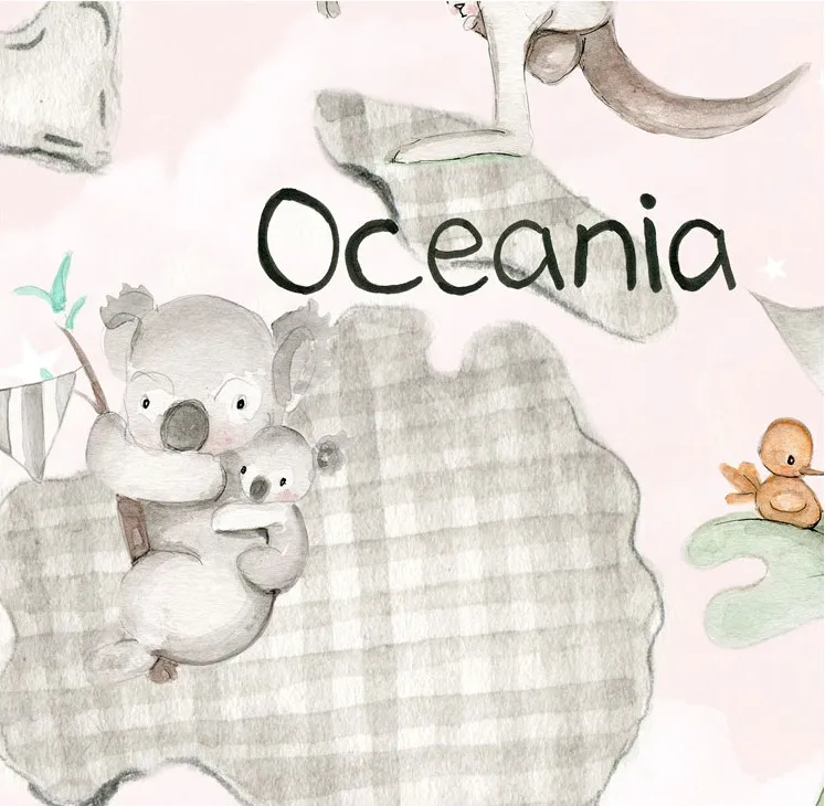 Рисунок 6 - Красочная картонная карта мира с животными