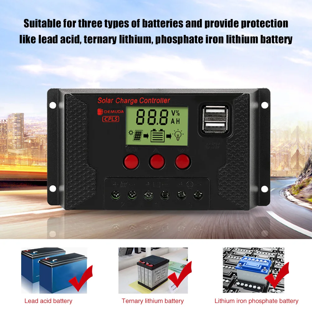 12V24V двойной USB светодиодный индикатор ШИМ портативный интеллектуальный