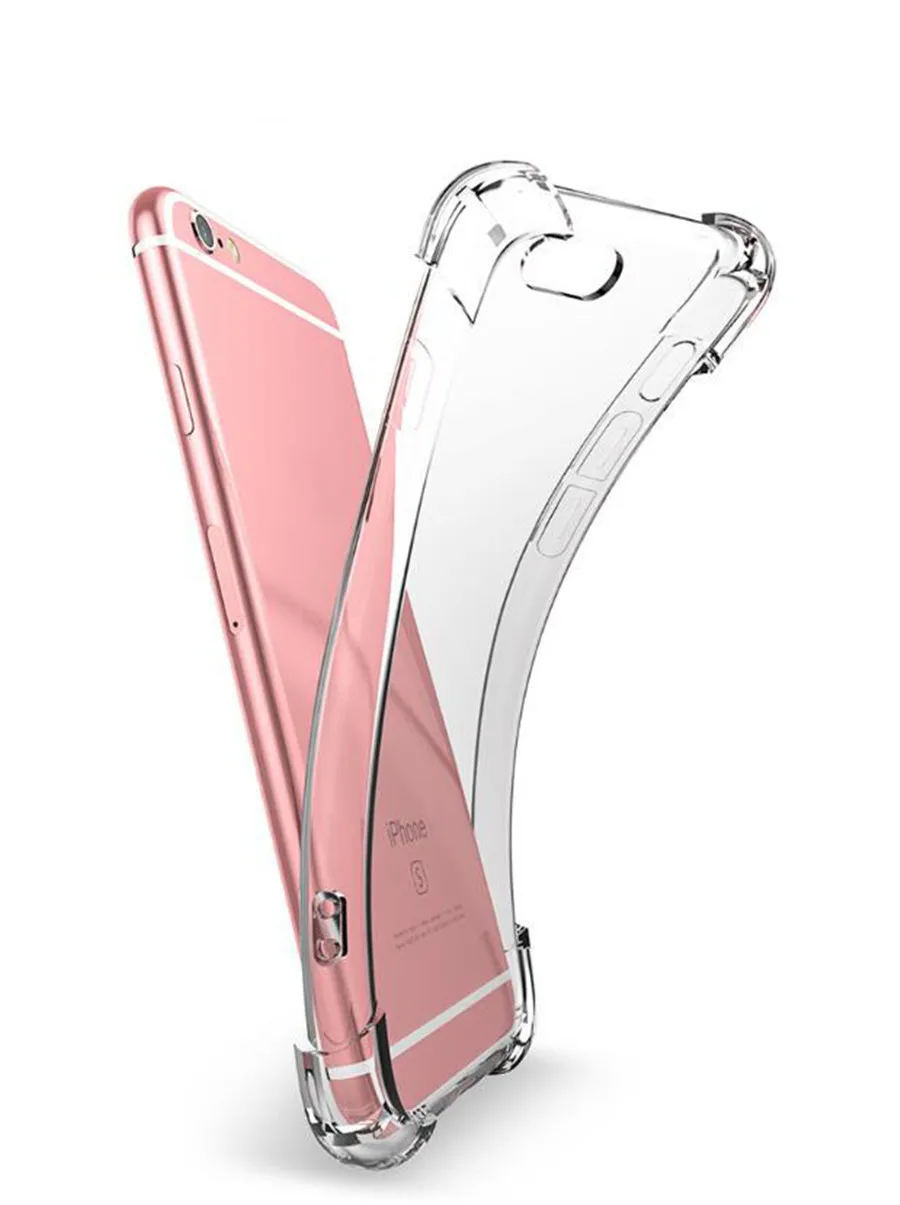 Противоударные противоударные мягкие чехлы для телефонов iPhone 12 11 Pro Max X XR XS 8 7 6 6S