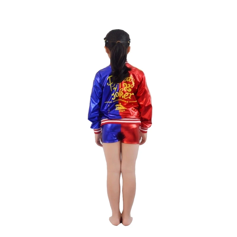 Костюмы для косплея Харли из отряда Квинна футболка пальто куртка брюки браслет