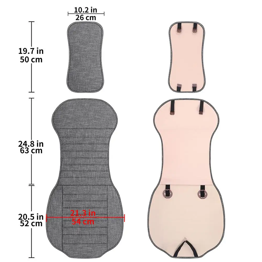 Чехол для переднего сиденья автомобиля Универсальный нескользящий льняной