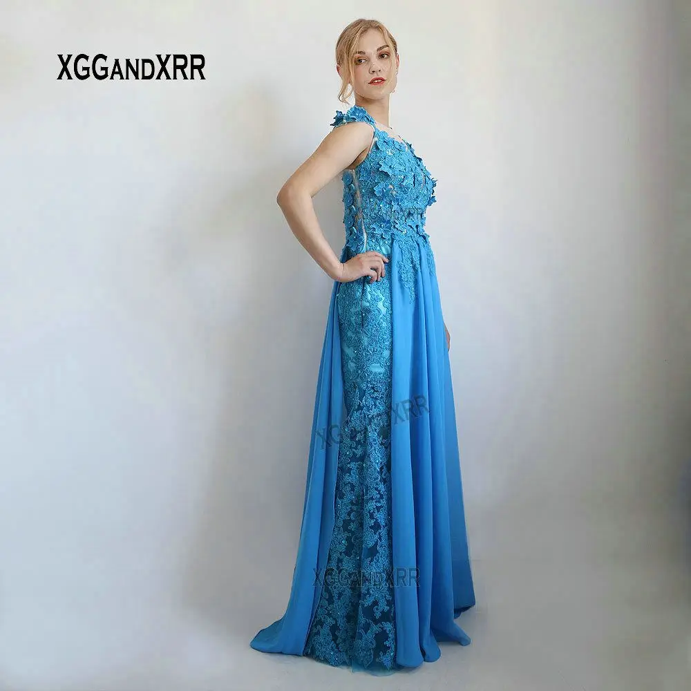 Сексуальное платье из двух частей для выпускного вечера vestido de fiesta, длинное вечернее платье без бретелек с открытыми плечами, атласное платье для девочек на выпускной
