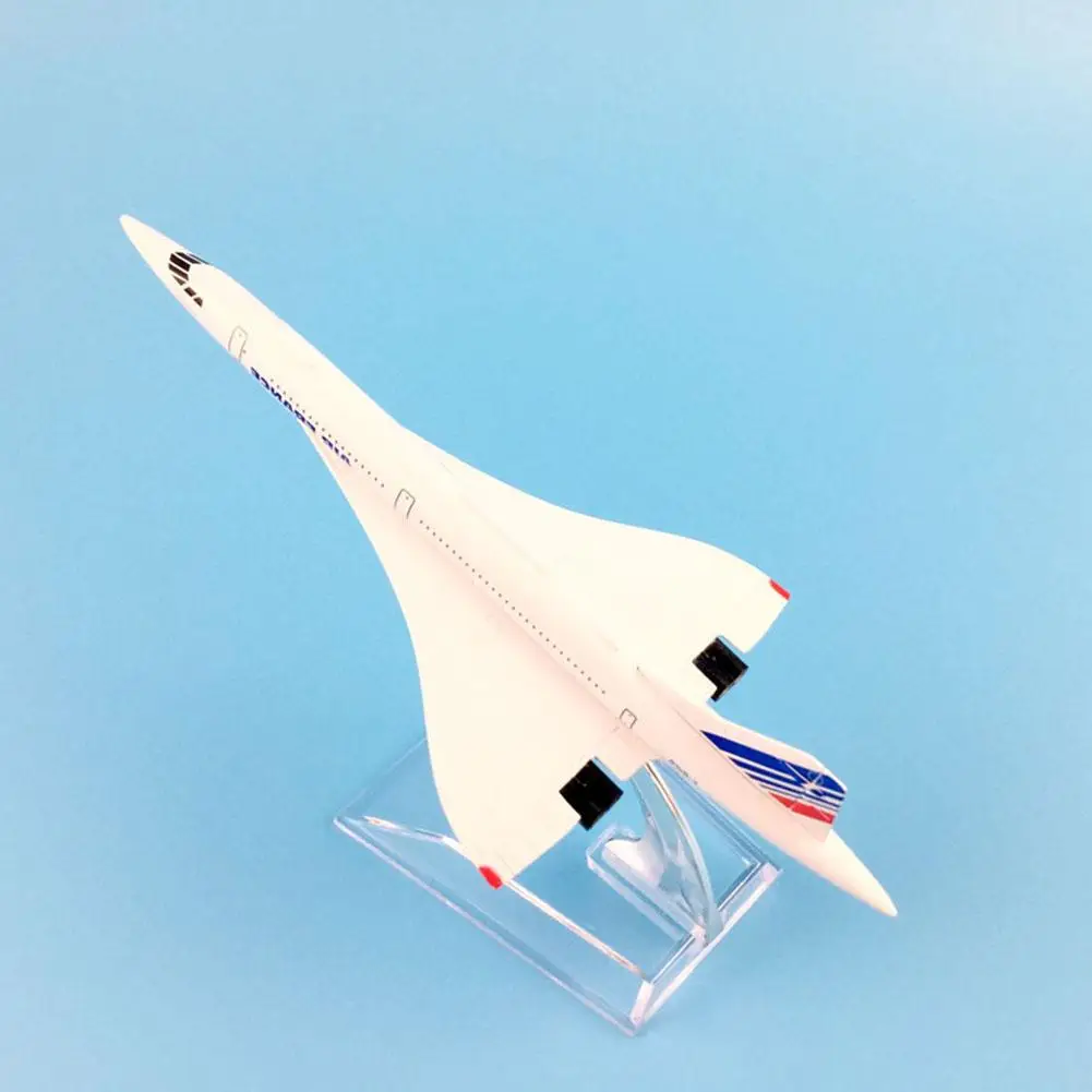 

1/400 16cm Diecast Air France Concorde Plane Aircraft Airplane Model Kids Gift