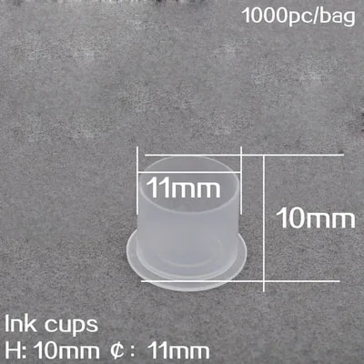 

1000pcs tattoo ink cups White Plastic Tatoo Color Ink Mug Mini Small Tattoos Cups For Tattoo Ink Tattooing Accesories Supplies