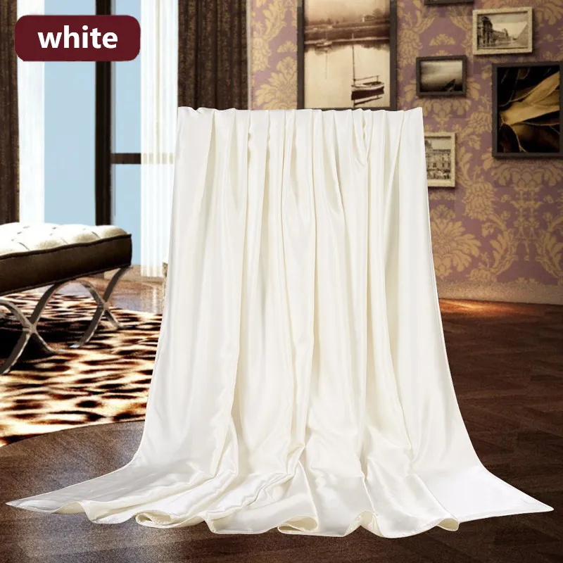 22mm Seam Silk Duvet Cover 1PC 100% Mulberry Twin Full Queen King Cal.King Size can be customized ls190620 | Дом и сад
