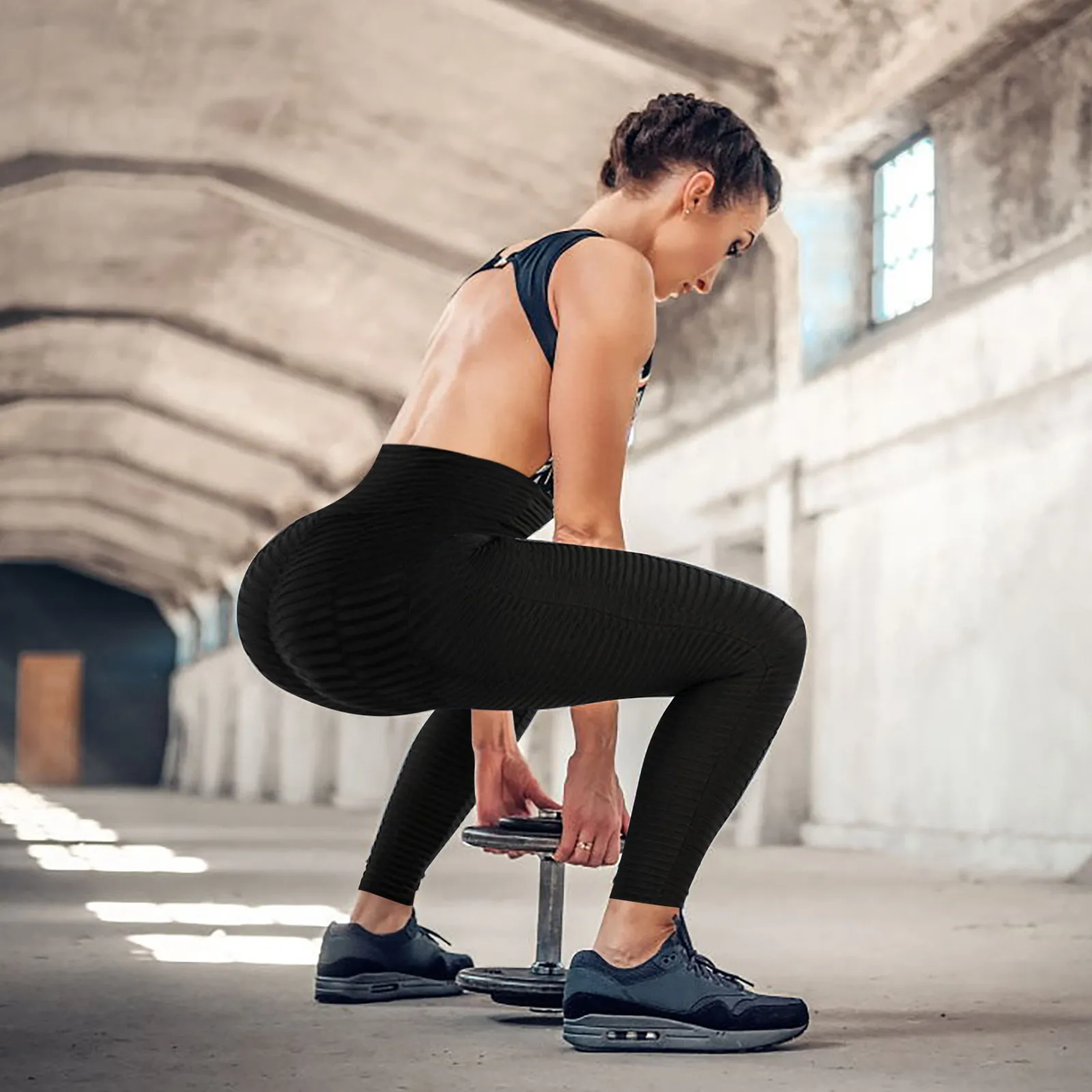 

Tight Leggings Sports Women Fitness Legging Push up Hight Waist Yoga Pant Workout Leggings Hip Lifting Running Elastic Leggings