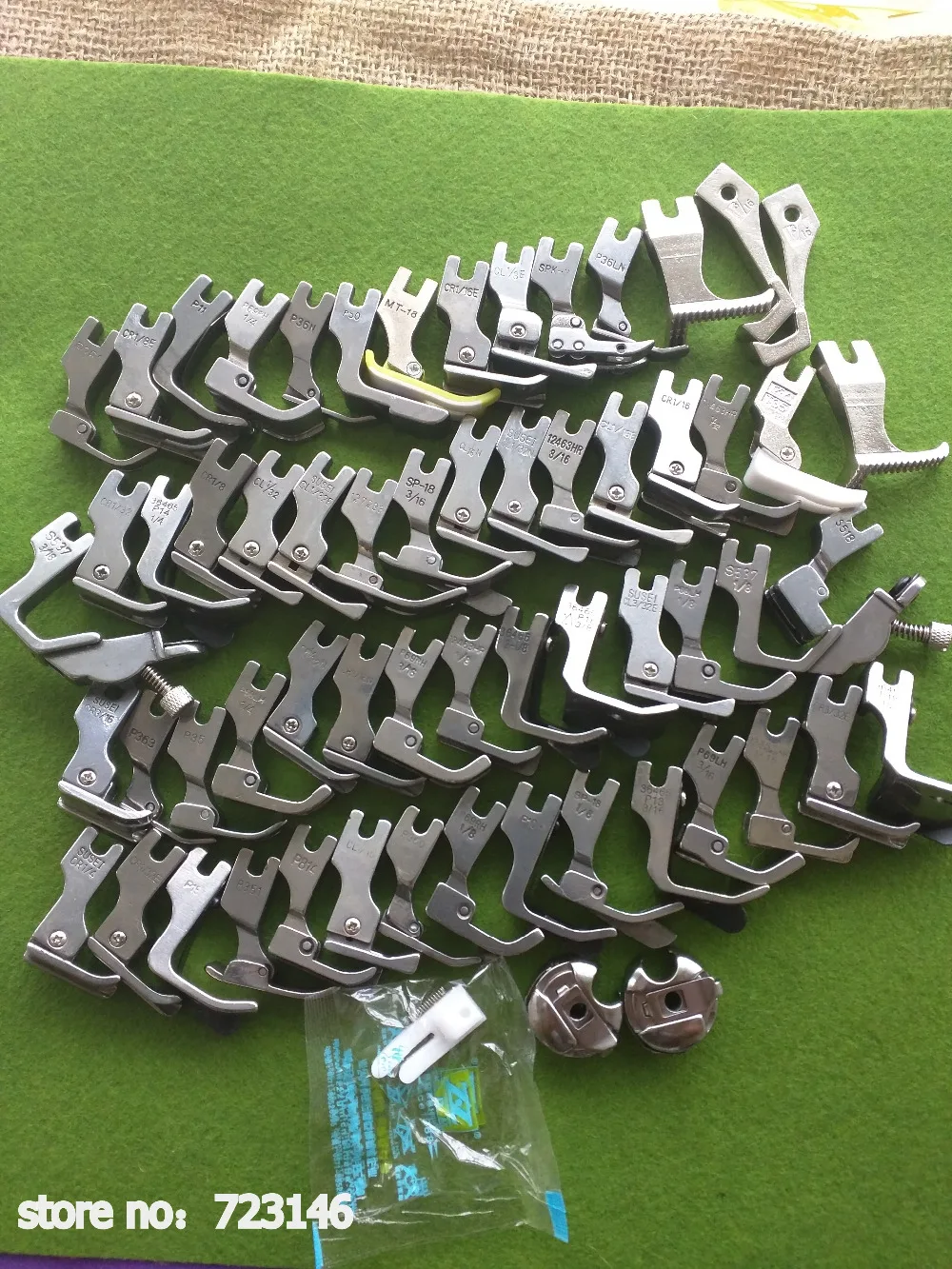 Набор прижимных лапок для швейной машинки 60 Brother Juki Mitsubishi Nakajima Rex Seiko Singer Siruba Taiko