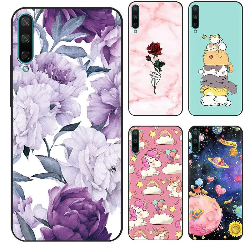 Глянцевый силиконовый чехол мягкий ТПУ бампер задняя крышка для samsung Galaxy huawei Honor