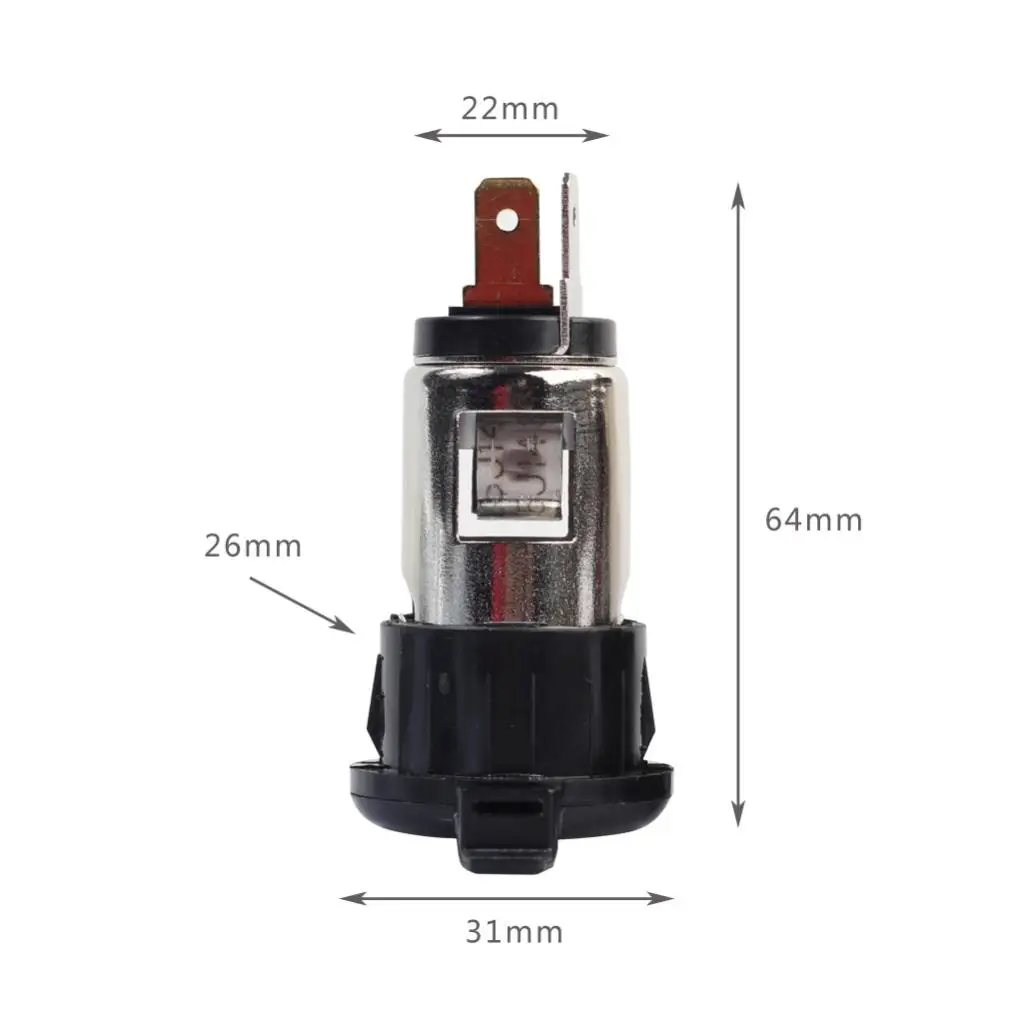 

Waterproof Marine Motorcycle Car Lighter Socket Power Outlet 12 V
