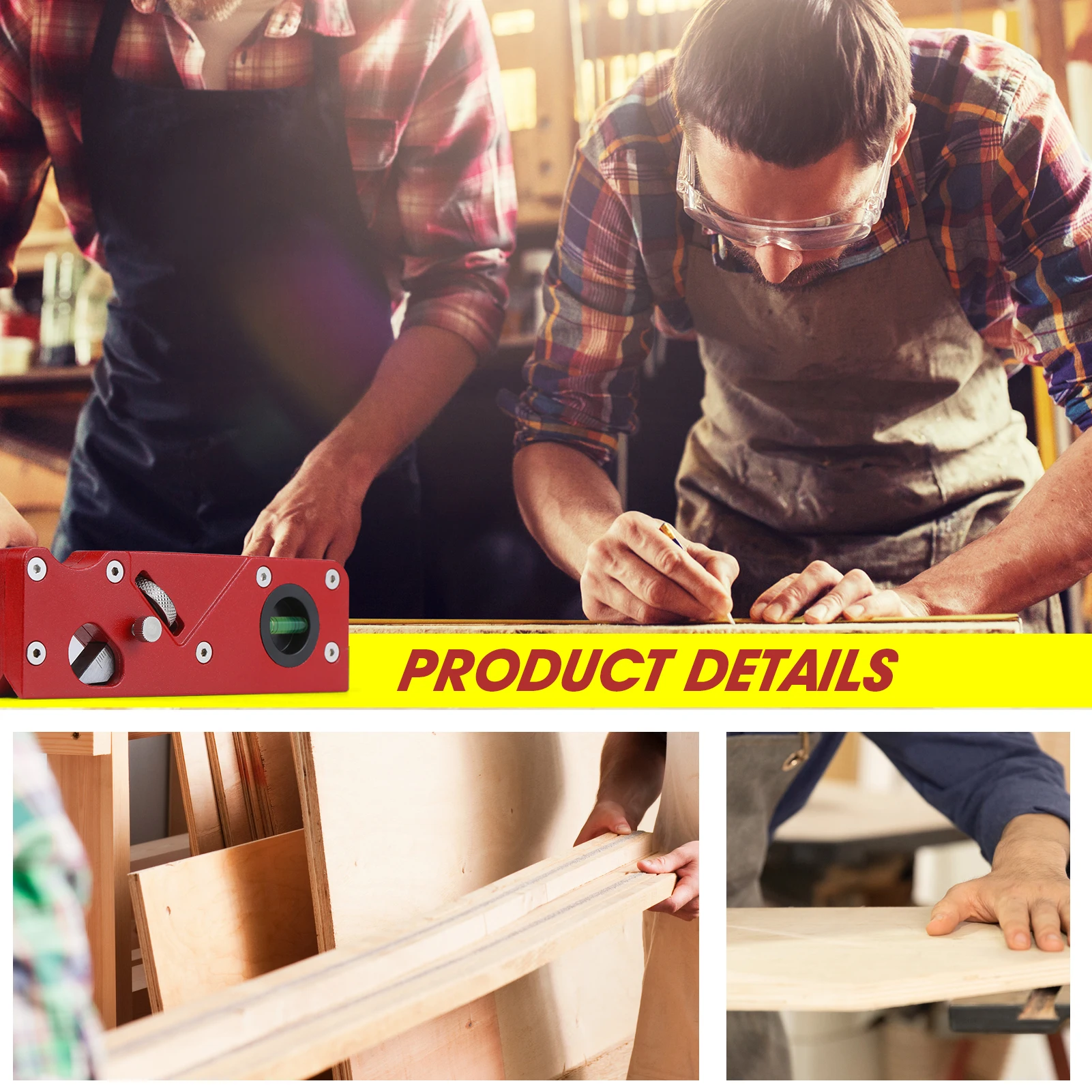 

KKmoon Portable Chamfer Plane Quick Edging Trimming Plane Handheld 45 Bevel Plane DIY Flanging Tool Woodworking Tool