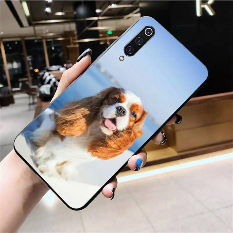 Чехол кавалер Кинг чарльз спаниель черный мягкий чехол для телефона Huawei Honor 30 20 10 9