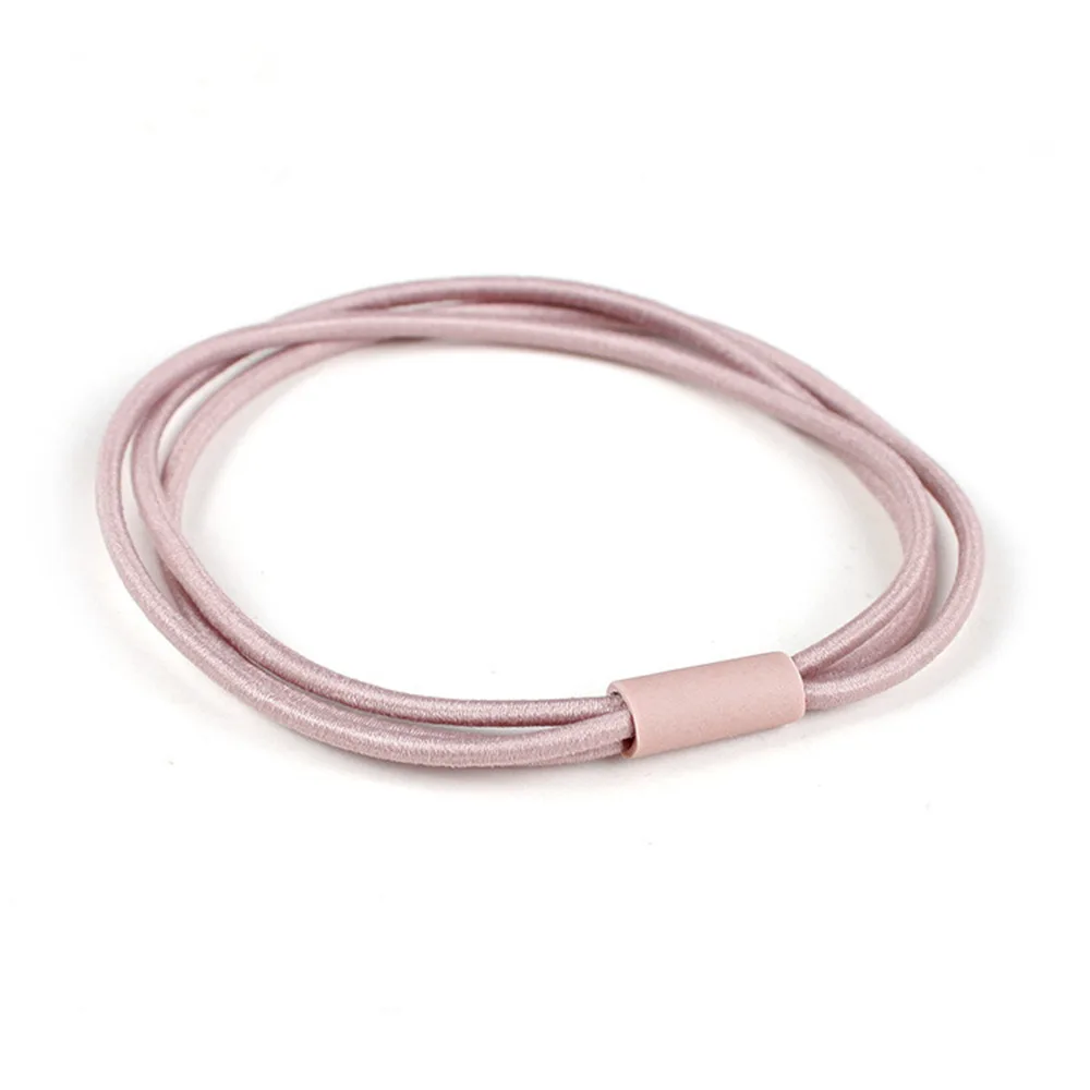 Корейский стиль три слоя высокая эластичность базовые веревки для волос кольца