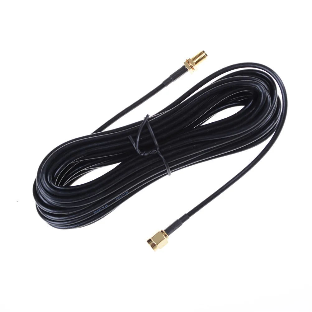 

1PC Antenna RP-SMA Extension Cable WiFi Wi-Fi Router without pin inside 6M
