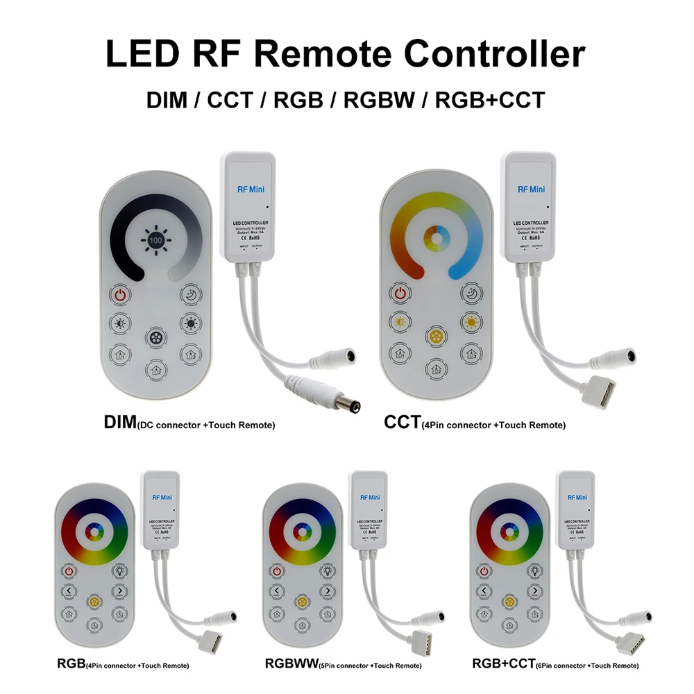 

RF / /RGB/RGBW / RGB + CCT
