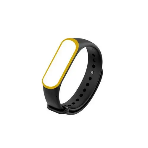 7 Разноцветный сменный ремешок для браслета Dobule mi Band 4, силиконовый водонепроницаемый браслет, сменный ремешок для Xiao mi band 4 - Цвет: 7