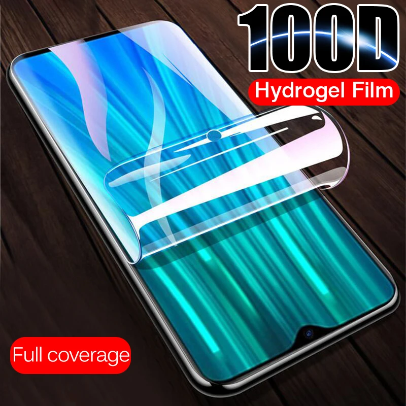 Гидрогелевая защитная пленка 100D для xiaomi redmi note 8 pro экрана xaomi xiomi 8T 8a 7 7a мягкая не