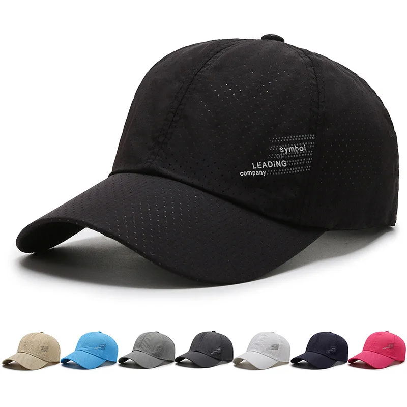

Caps Visor Hat Summer Outdoor Sun Hats Quick Dry Women Men Golf Fishing Cap Adjustable Unisex Baseball