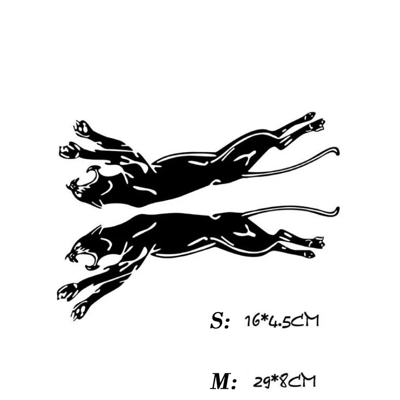 

BEMOST Car Styling Vinyl Waterproof Leaping Strong Leopard Car Stickers Accessories Car Animals Decals 1Pair Car Accessories