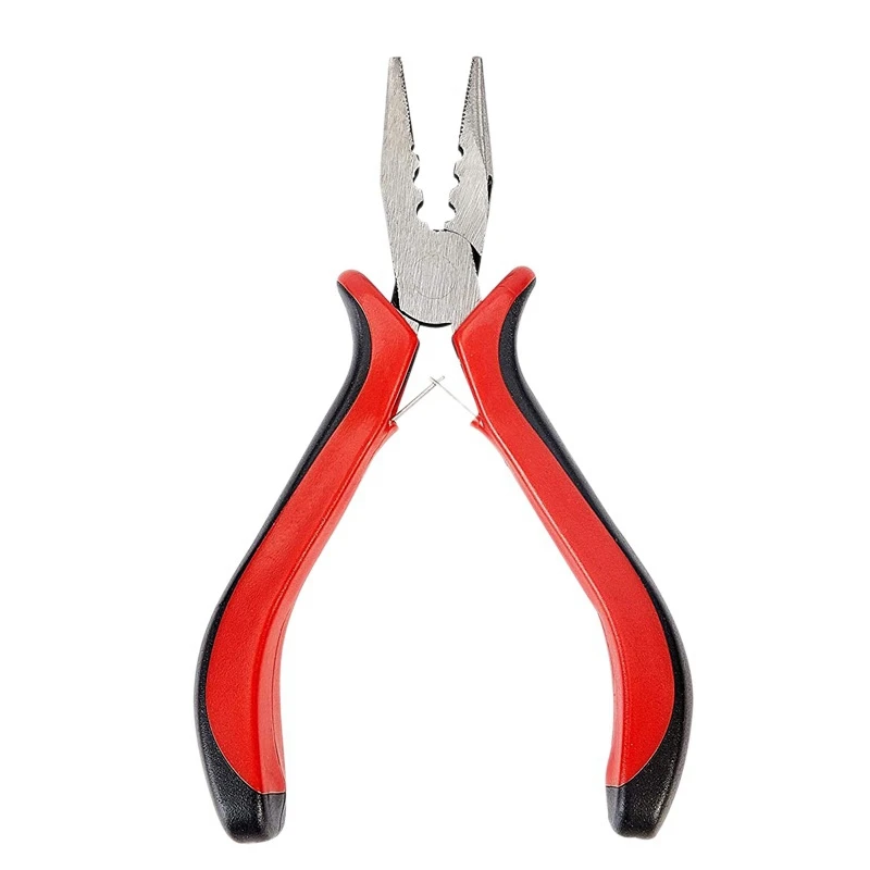

SHGO HOT-1 Pack 45 Steel Jewelry Bead Crimper Tools Crimping Press Plier for Jewelry Making Red