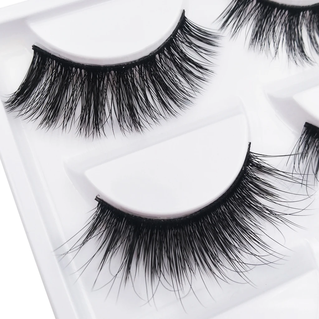 

5 Pairs Soft False Fake Eyelashes Eye Lashes Natural Long Lash Makeup Beauty
