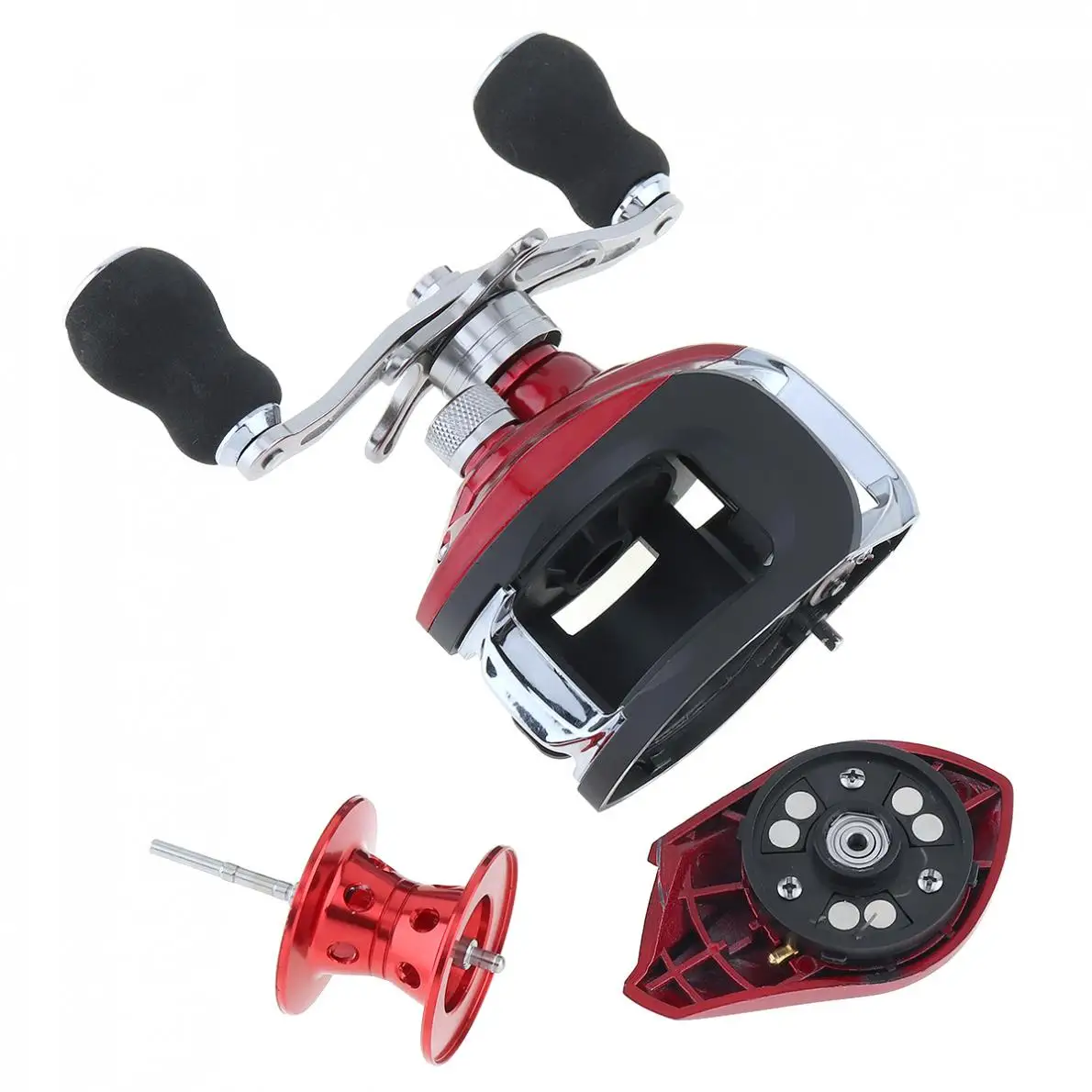 

Fishing Reels 17+1BB 6.3:1 Gear Ratio Fishing Bait Casting Reel Braking Force 8KG / 17.6LB with Right Left Hand Optional