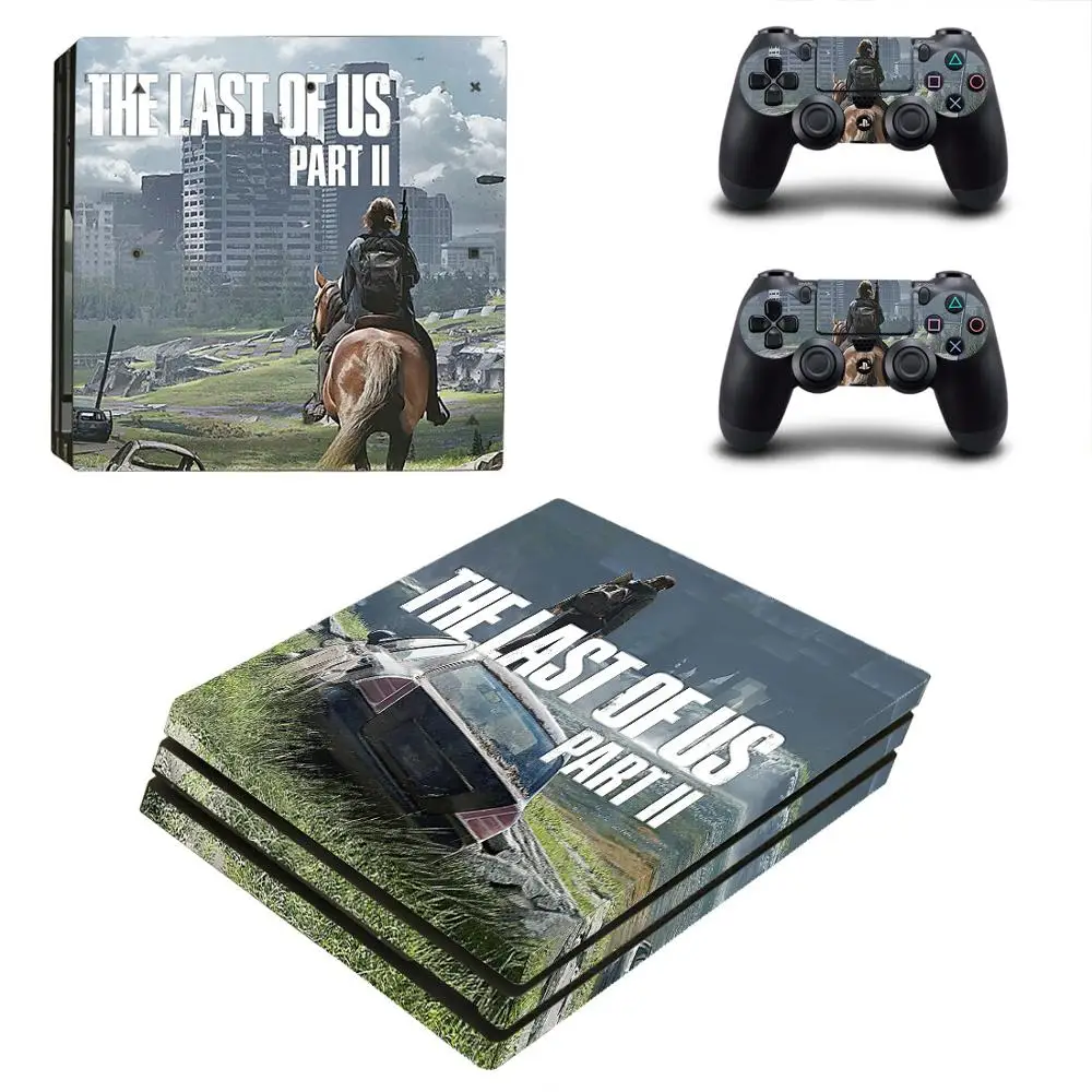 Последний из нас: Часть II PS4 Pro sticker s PS 4 Play station Виниловая наклейка для консоли и