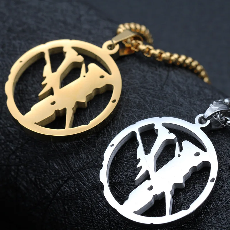 Женское Ожерелье с кулоном VLONE из нержавеющей стали|Цепочки| |