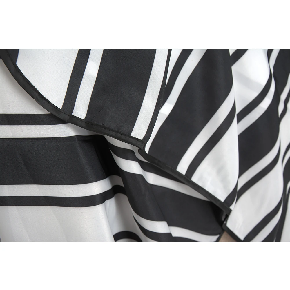 XL Широкие полоски для Модные Парикмахерская накидка с металлической кнопкой