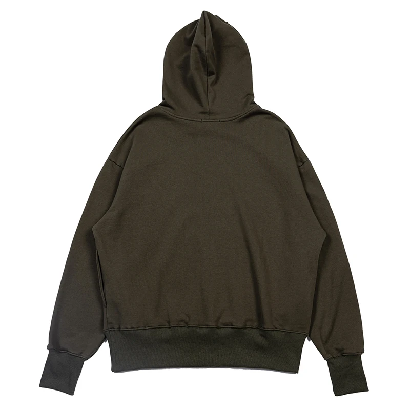 Высококачественные махровые толстовки Kanye Season6 с двойной нитью мужские и женские