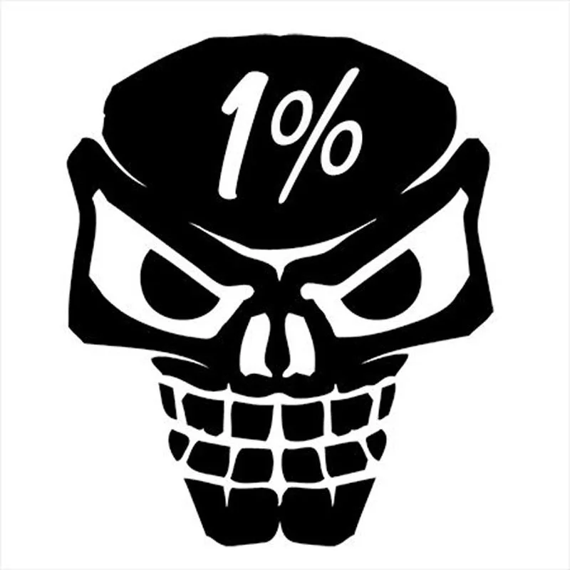 10 2 см * 12 3 Outlaw Байкер 1% er череп уличные изгои подходит для всех мотоциклов