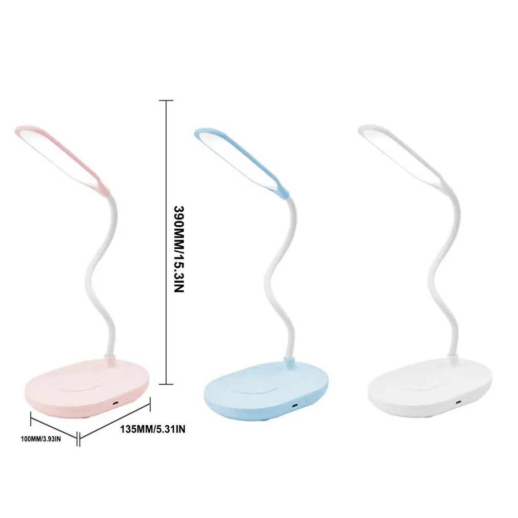 

LED Desk Lamp Foldable Dimmable Touch Table Lamp USB Rechargeable Table Light Night Light Book Light Touch Dimming Portable Lamp