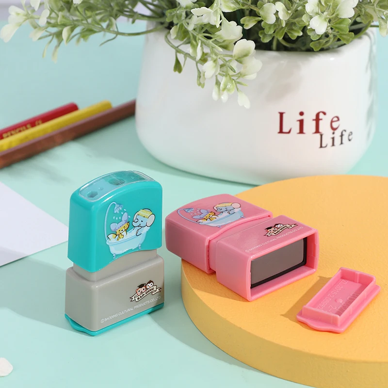 

Baby Name Stamp DIY For Children Seal Student Clothes Chapter Not Easy To Fade Security Carve Patterns Yourself