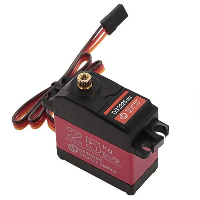 

DS3225 Servo 25KG Metal Gear High Torque Waterproof Digital Servo for RC Cars