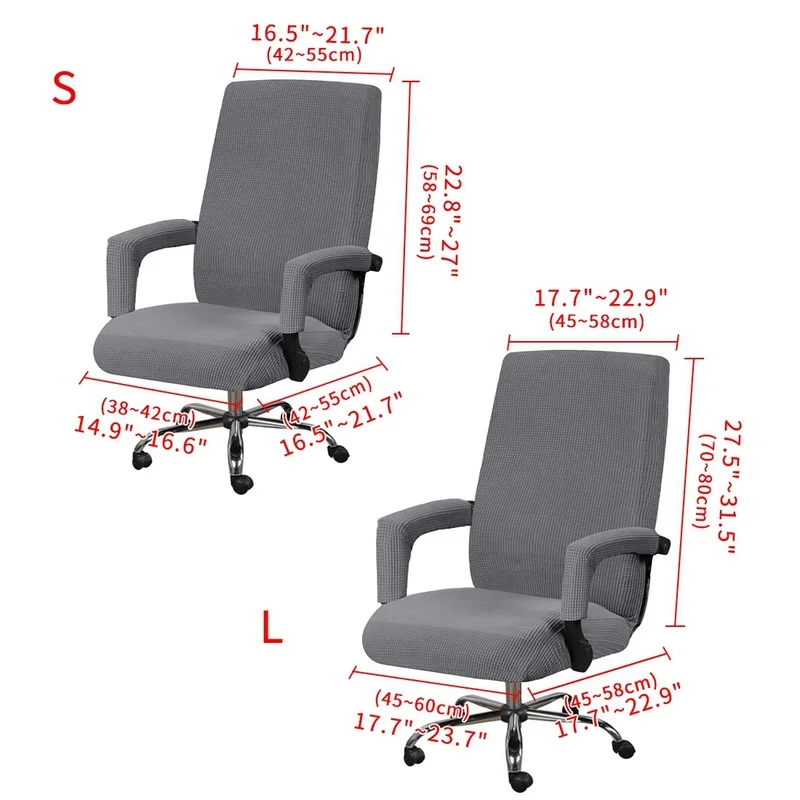 Чехол для кресла Silla Gamer жаккардовый вращающийся чехол компьютера офиса и бара