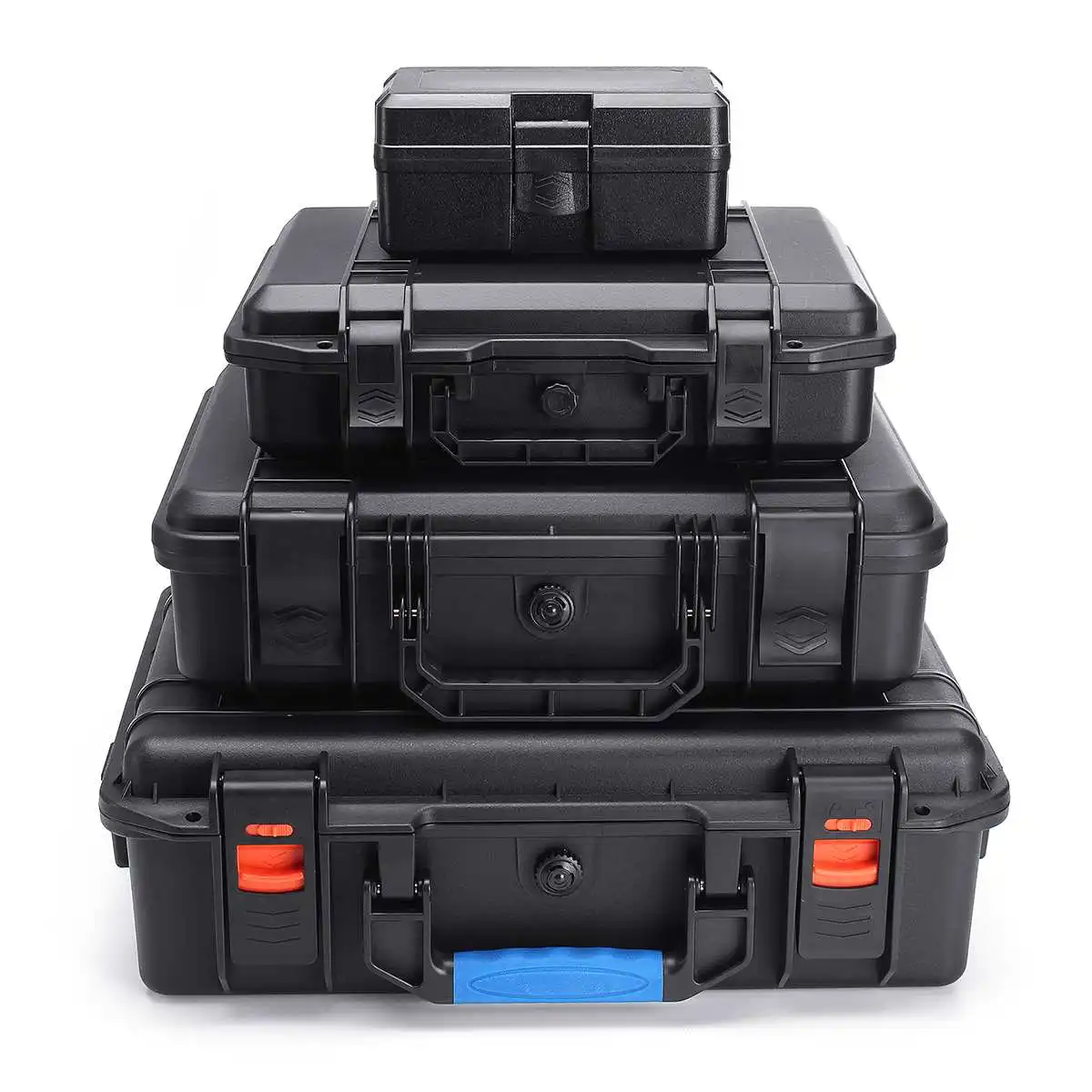 Portable Sealed Tool Box Safety Equipment Toolbox Suitcase Impact Resistant Case With Shockproof Foam Four Size | Инструменты
