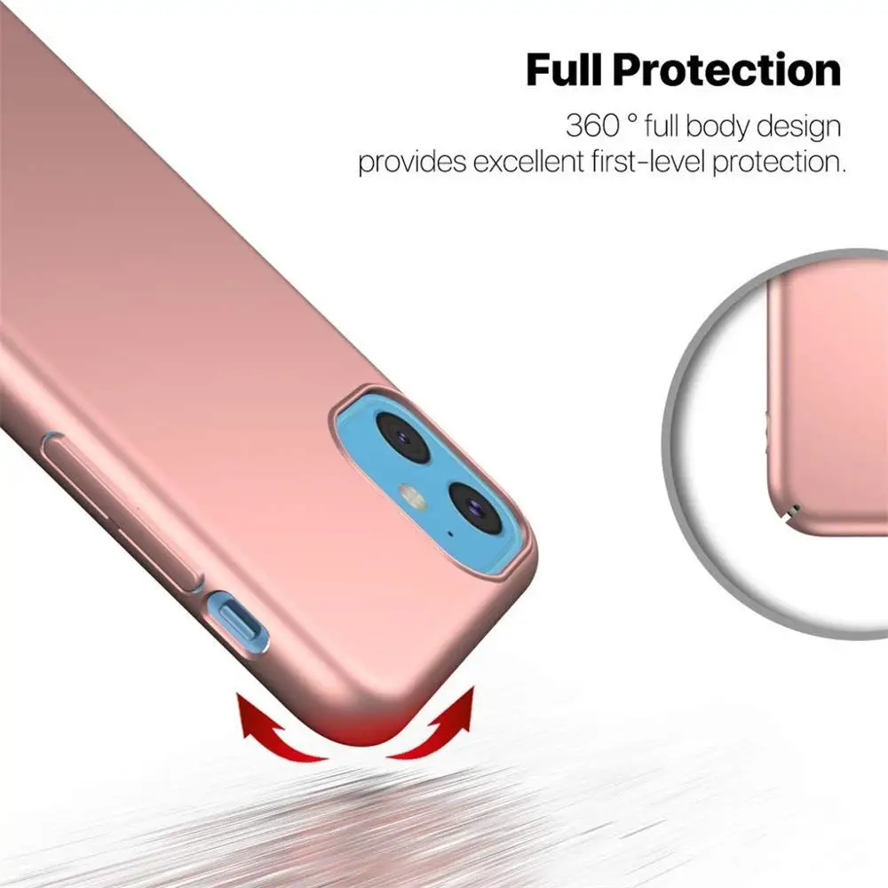 Ультратонкий Роскошный жесткий защитный чехол для iphone 11 6 1 дюймов/iphone Pro 5 8 Max
