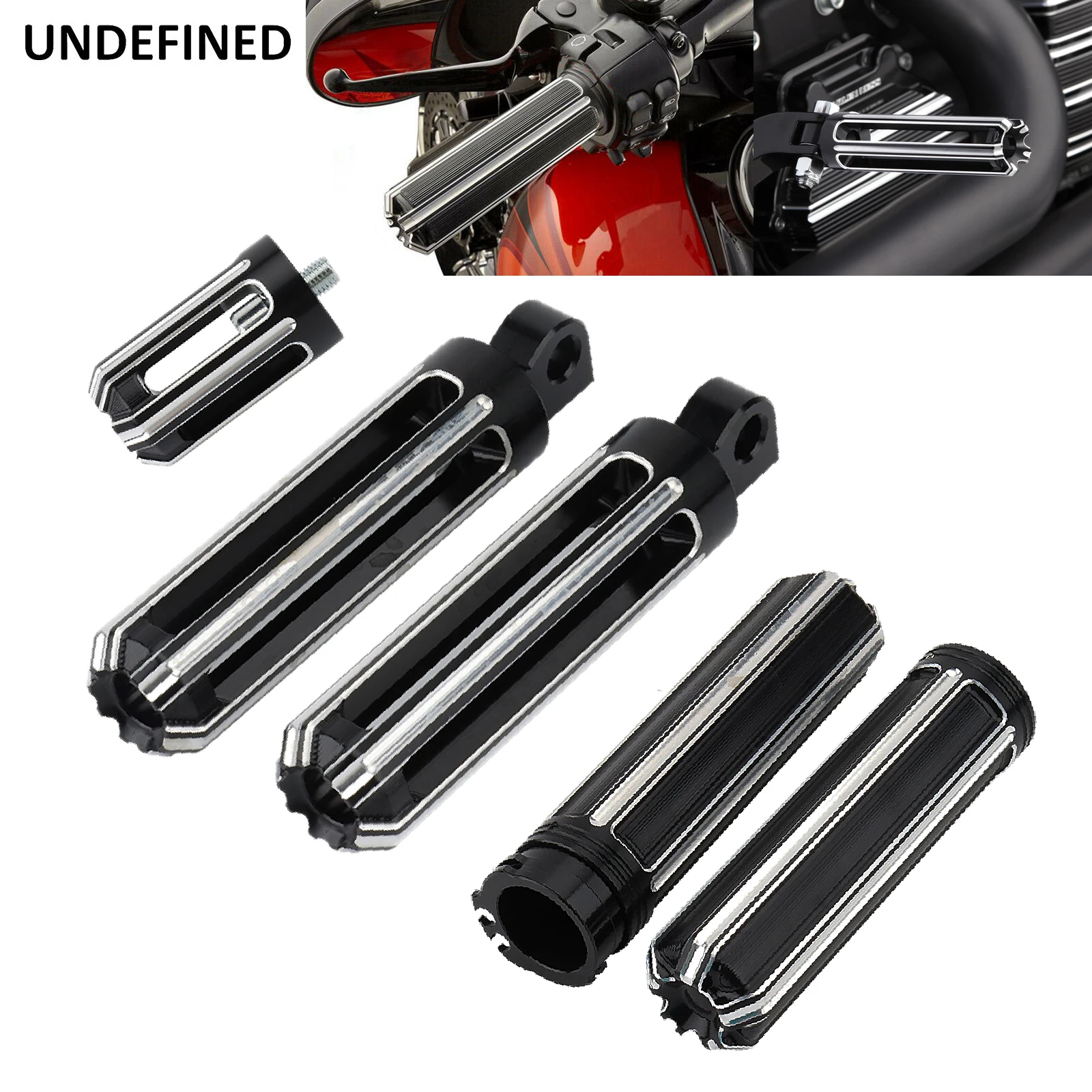 

Handle Bar Grips+Foot Pegs Footrest+Shifter Peg CNC For Harley Touring Road King Glide Dyna Fatboy Softail Sportster XL 883 1200