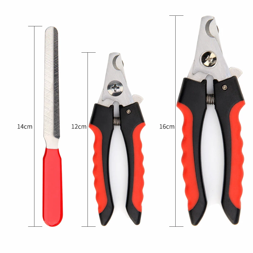 

Professional Pet Dog Nail Clipper Cutter Stainless Steel Grooming Trimmer Scissors Clippers for Animals Cats with Lock 2 Sizes