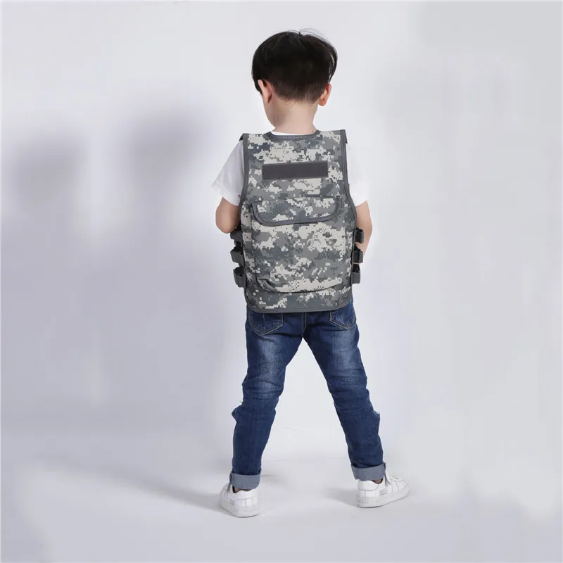 Children Adult Hunting Tactical Vest CS Game Chest Rig Plate Carrier Camouflage Military Training Combat Airsoft | Спорт и