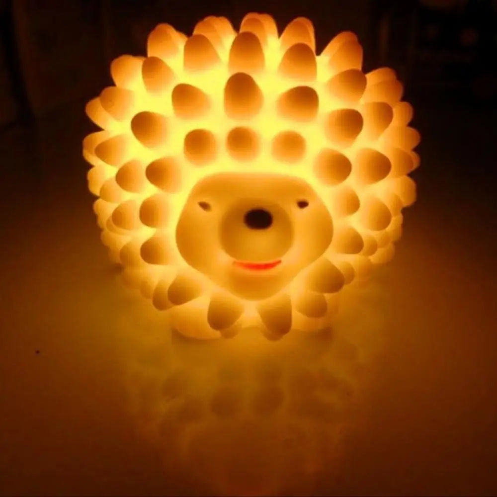 Детский светодиодный прикроватный светильник Ежик ночник настольная лампа