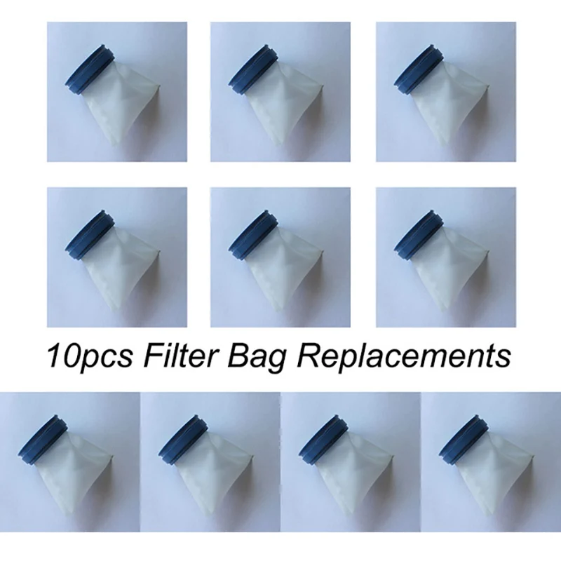 10pcs Filters Портативный электрический триммер для собак, мини-триммер для ног для домашних животных, машинка для стрижки волос, профессиональная машинка для бритья, принадлежности для ухода за домашними животными - Цвет: 10pcs Filters