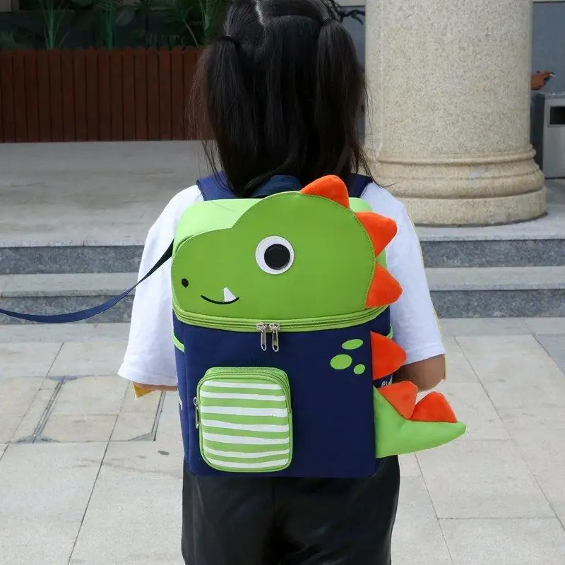 

3D Dinosaur Toddler School Bags for Boys Girl Big School Backpack Waterproof Child Kindergarten Anti-lost Kids Cat Toddler Bag