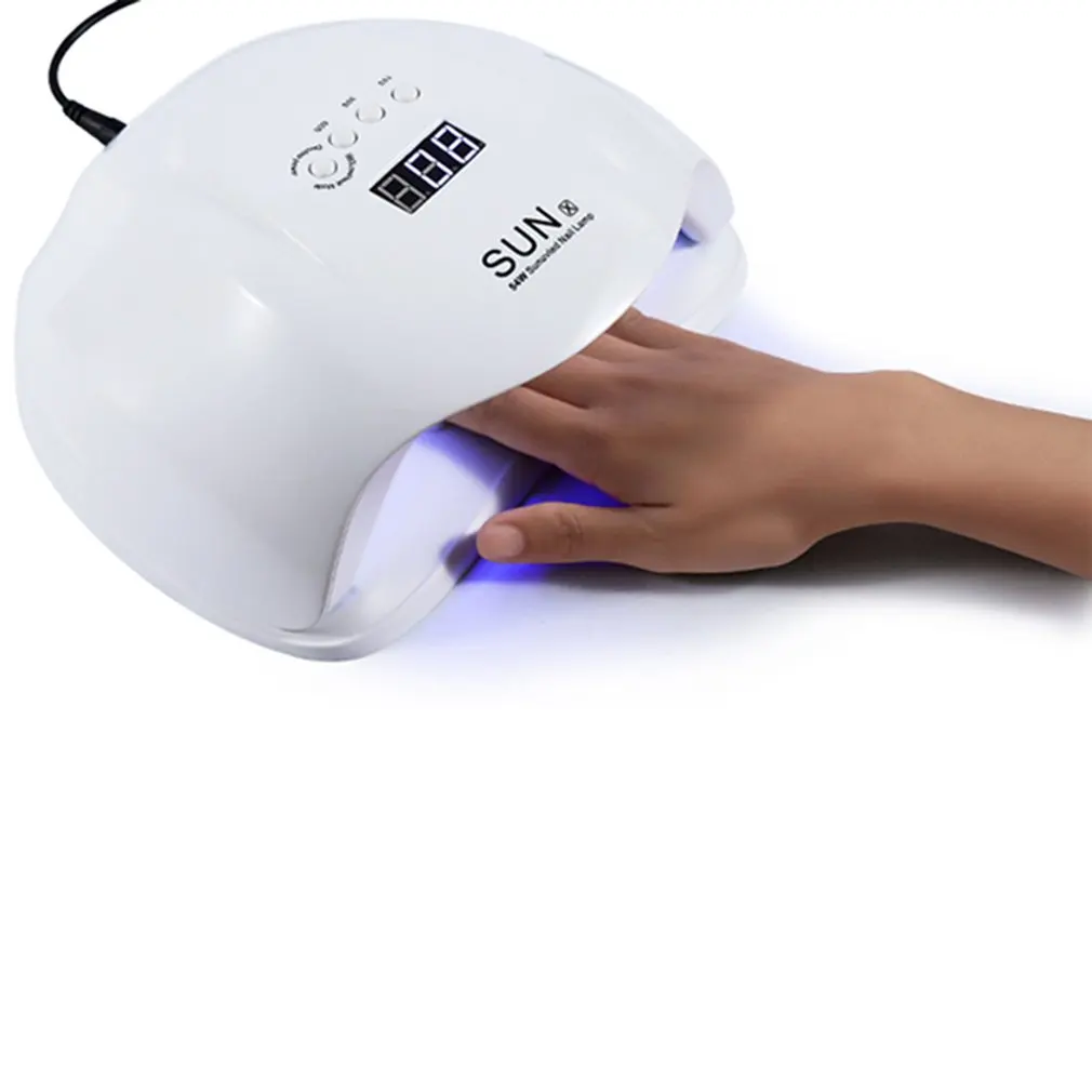 Dual Light Uv Led Nail Lamp Dryers Gel Polish Curing Low Heat Mode Auto Sensing For Nails | Красота и здоровье