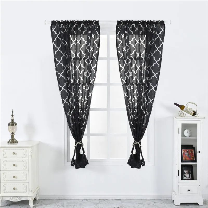 Фонарь с цветочным принтом занавеска для спальни гостиной полузатемненные