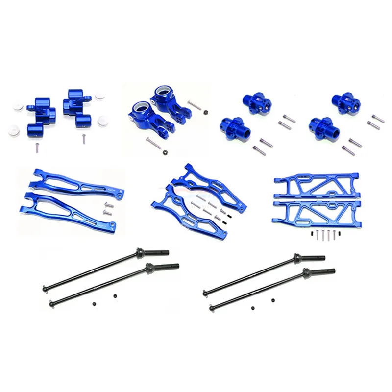 ARRMA CNC алюминиевый сплав передние и задние верхние нижние руки + чашки 45 #