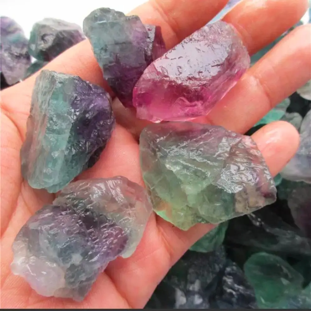 Природные цветные фторшпаты домашняя ароматерапия украшения для морского