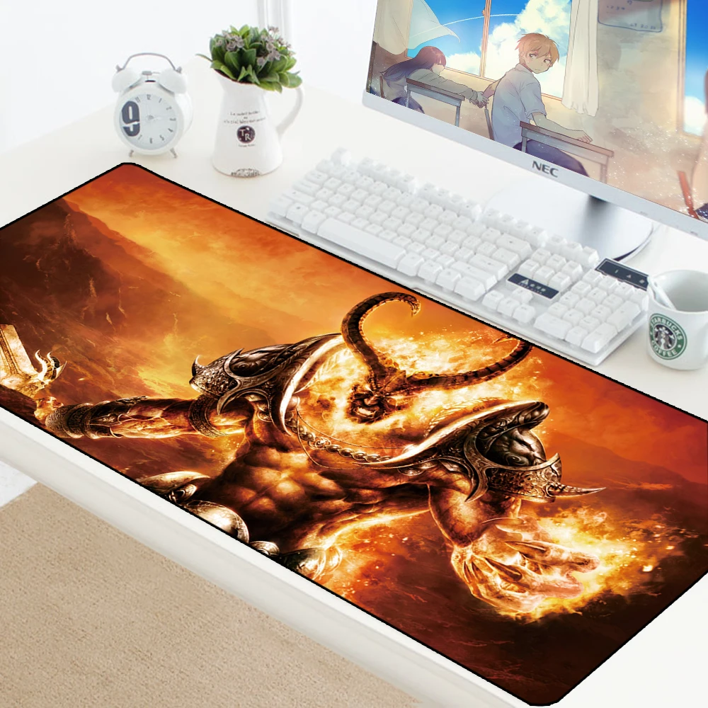 Игровой коврик для мыши 70X30 см для World of Warcraft, коврик для мыши, большой размер XL, коврик для мыши с клавиатурой, для игрового ноутбука, резиновый коврик для компьютера, ПК, скоростной коврик