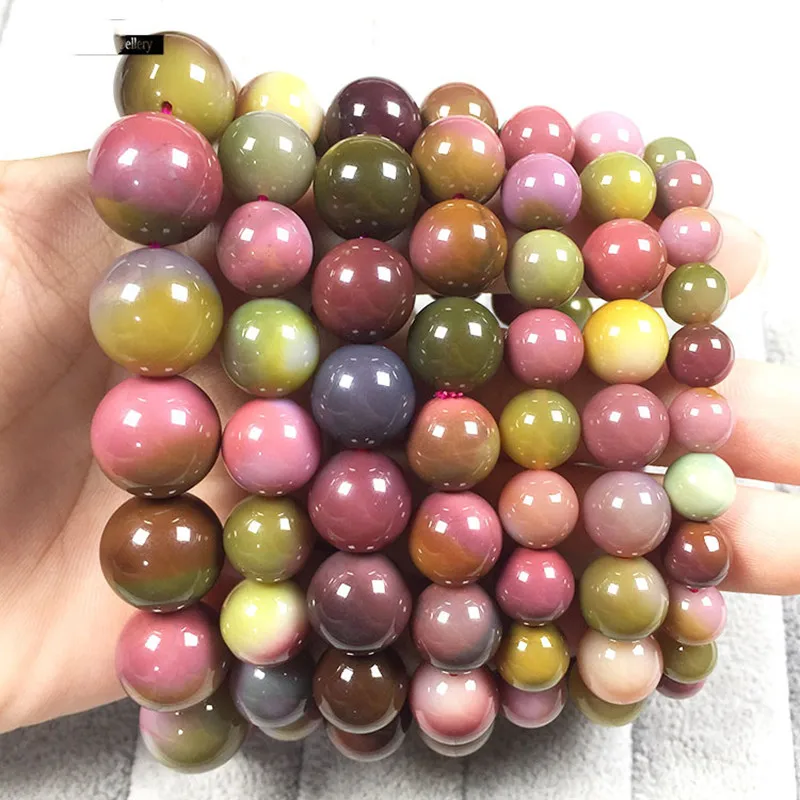 

Genuine pure sky salt source agate crystal quartz beaded bracelet men and women healing energy bracelet jewelry gift rare gems